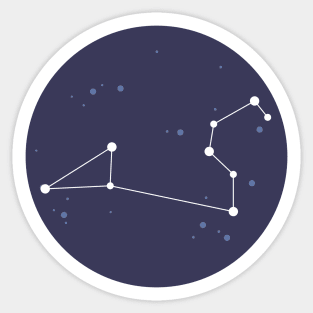 Leo Constellation Sticker